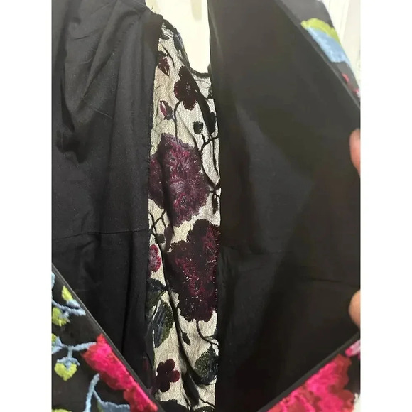 Dress The Population Size Small Aurora Floral Midi Embroidered dress - Picture 8 of 10